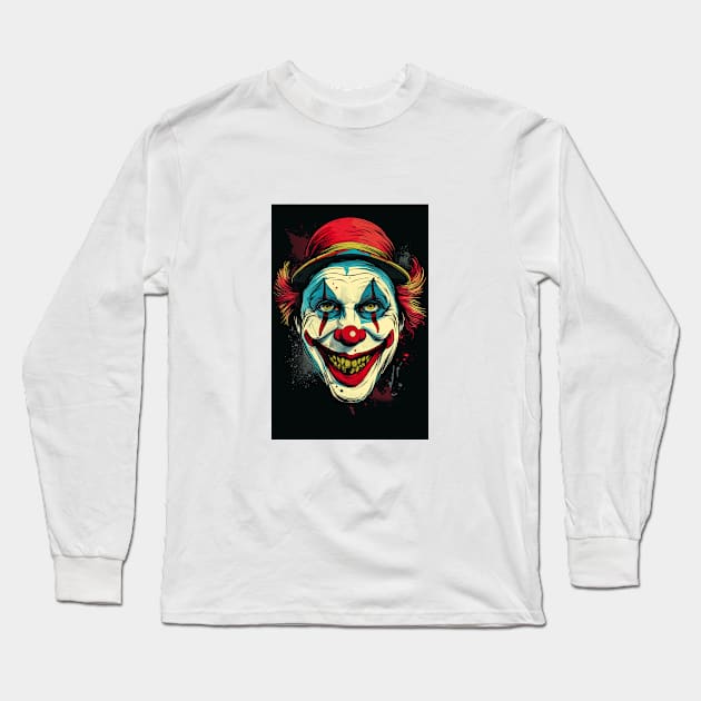 Art the clown Long Sleeve T-Shirt by Brush-Master